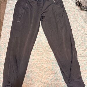 healing hands Black Women’s Performance Joggers with Zipper Pockets